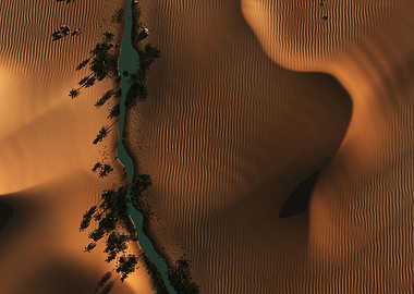 River and dunes