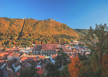 Autumn in the town