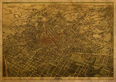 Atlanta Georgia Map 1892