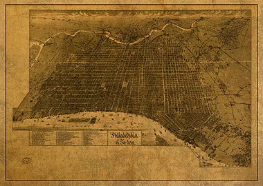 Philadelphia Map 1886