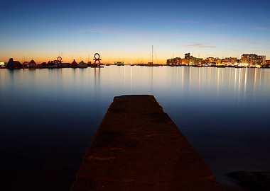 Twilight San Antonio Bay