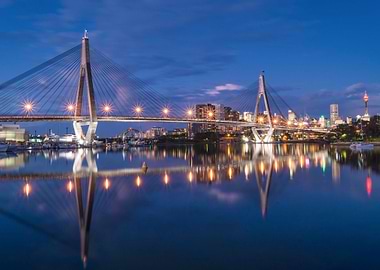 Sydney Night Cityscape