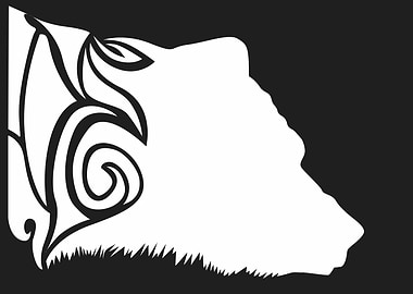 Bear silhouette