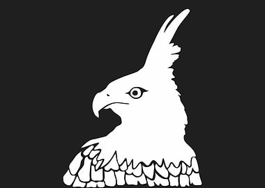 Javanese eagle silhouette