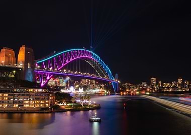 Harbour Bridge Vivid