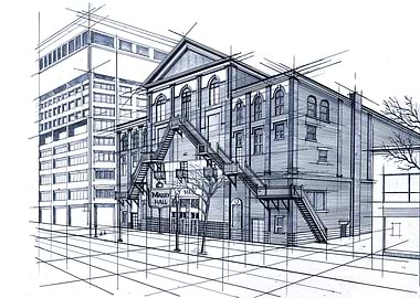 Hand Drawn Massey Hall