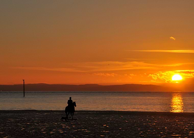 a ride into the sunset