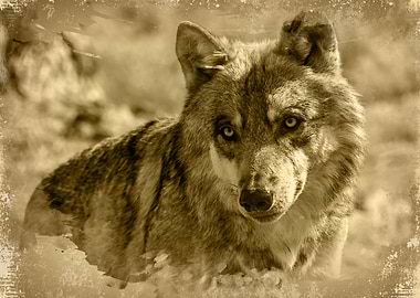 Wolf - vintage