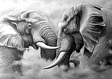 Elephant painting
