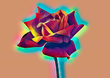 abstract rose