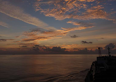Sunset at Sea