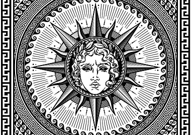 Apollo Sun God Symbol