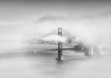 Foggy Golden Gate Bridge