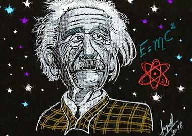 Albert Einstein Portrait