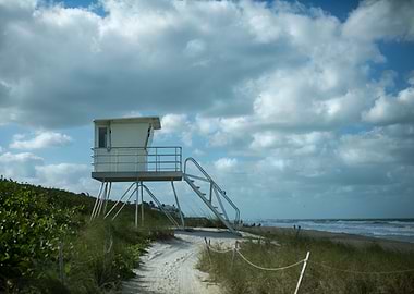 Lifeguard cabin