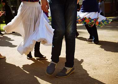 Dancing under the sun