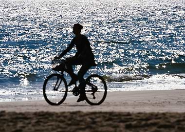 Biker silhouette
