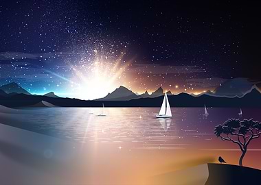sailing under the stars