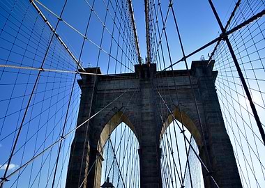 Brooklyn Bridge Blue