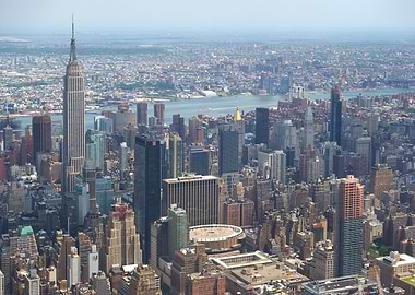 Helicopter view NY
