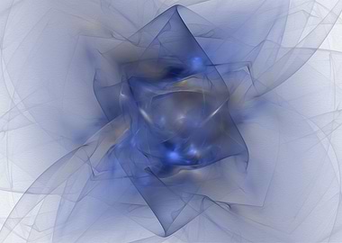 Folds in Blue and Gold