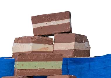 sweet chunks of chocolate