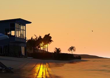 Sunset at the Beach