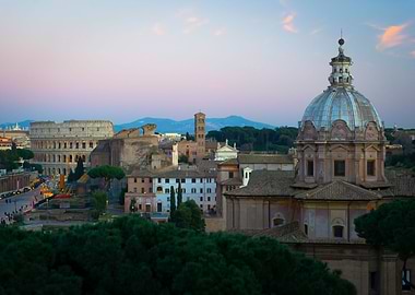 Rome sunset