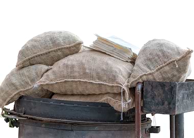 sacks of roasted chestnuts