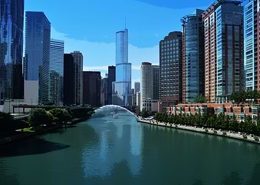 Chicago River Summer