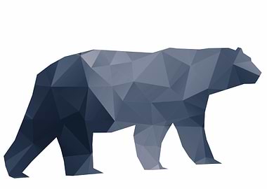 Bear Grey Poly