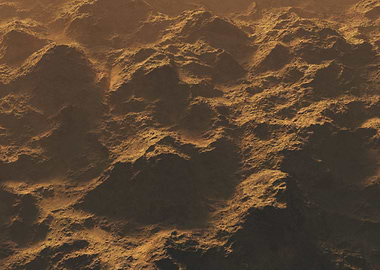 Brown rocky landscape