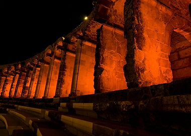 Ancient greek amphitheatre