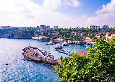 Antalya seashore in Turkey