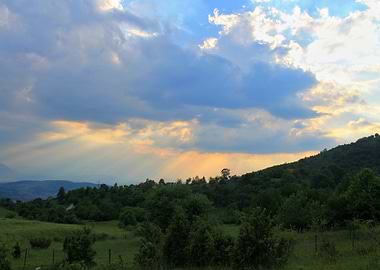 Hiding behind clouds