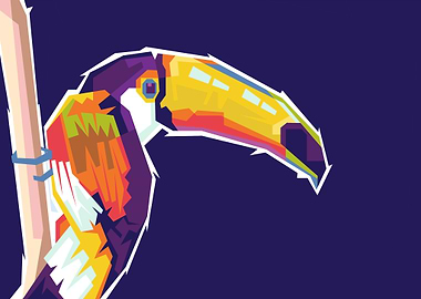 Animal in WPAP Pop Art