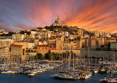 Marseille sunset