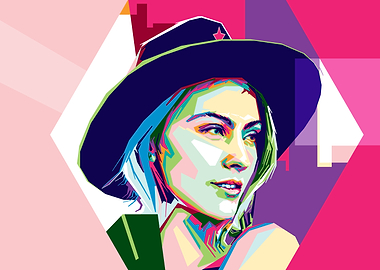 beauty modern pop art wpap