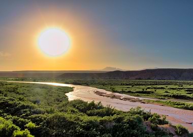 Sunset at Virgin River