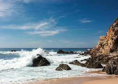 Waves on pacific Mexico