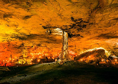 Candles under the earth