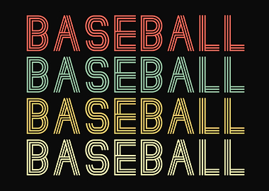 Vintage Retro Baseball