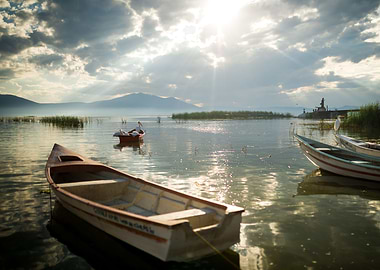 Sunset on Chapala Lake
