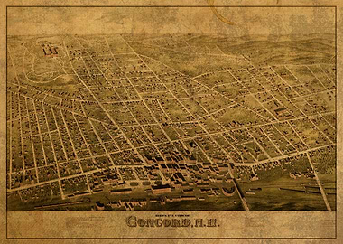 Concord New Hampshire Map