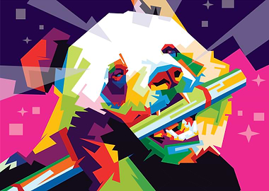 Panda Pop Art WPAP