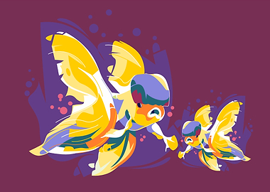 Pop Art Fish Maskoki