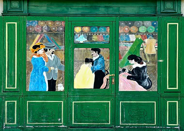 Dancing in a ballroom