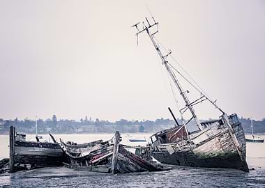 Broken boats