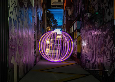 Lightpainted Orb
