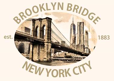 Brooklyn Bridge NY Classic